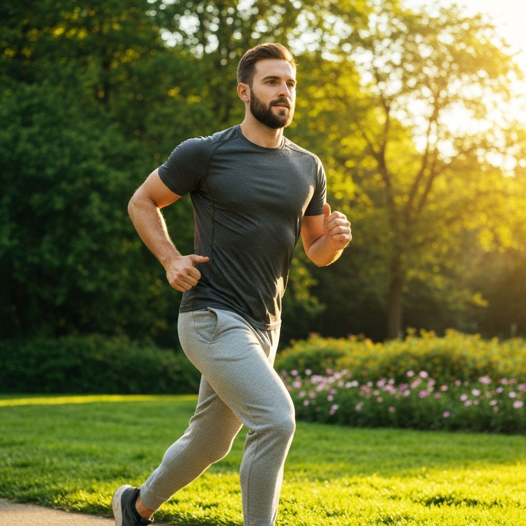 Active men's lifestyle